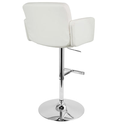 White Stout Barstool
