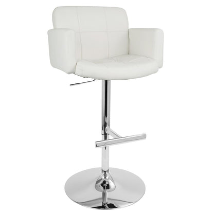 White Stout Barstool