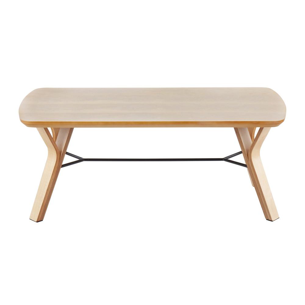 Natural Wood Folia Coffee Table