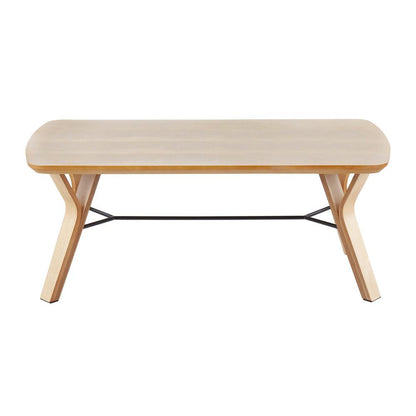Natural Wood Folia Coffee Table