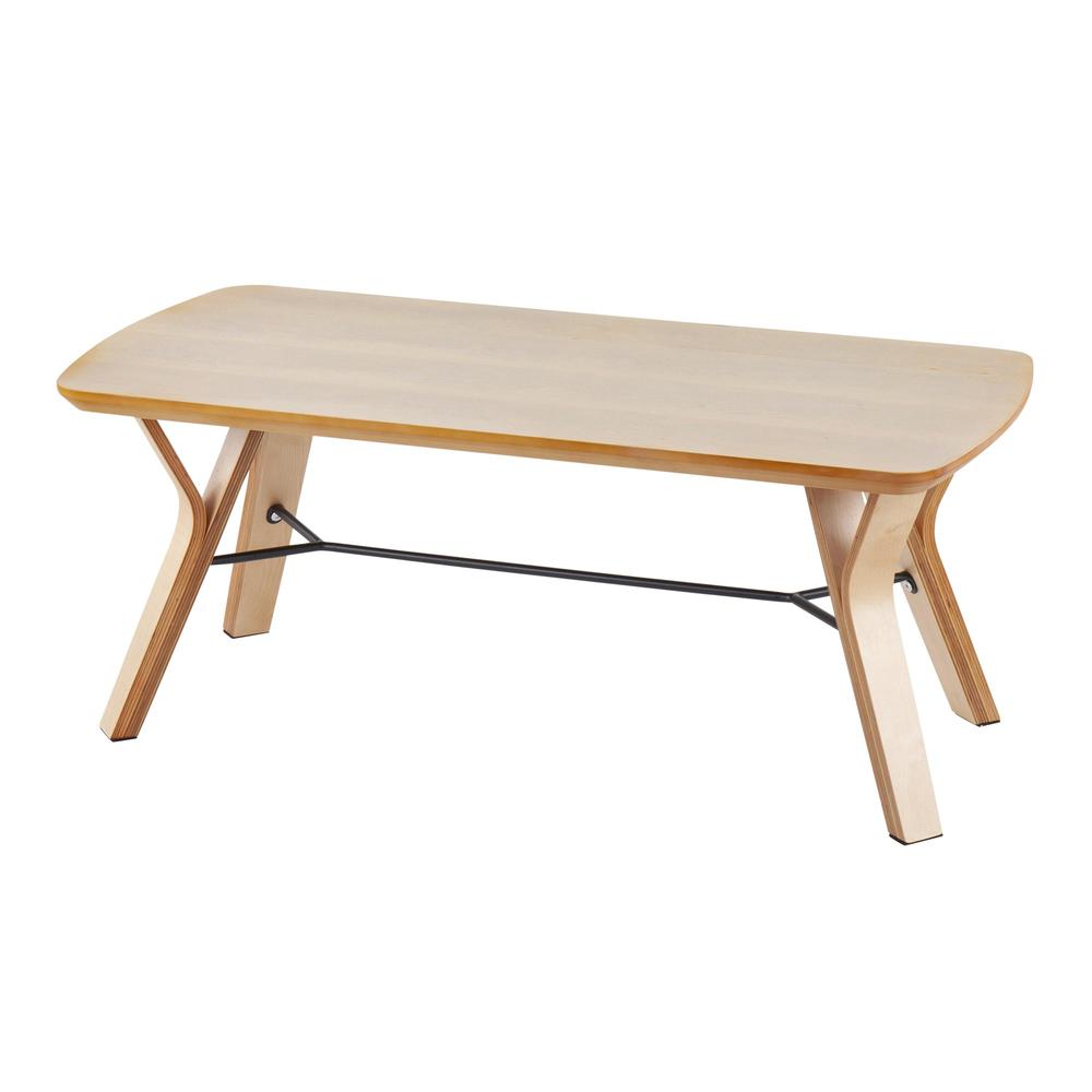 Natural Wood Folia Coffee Table