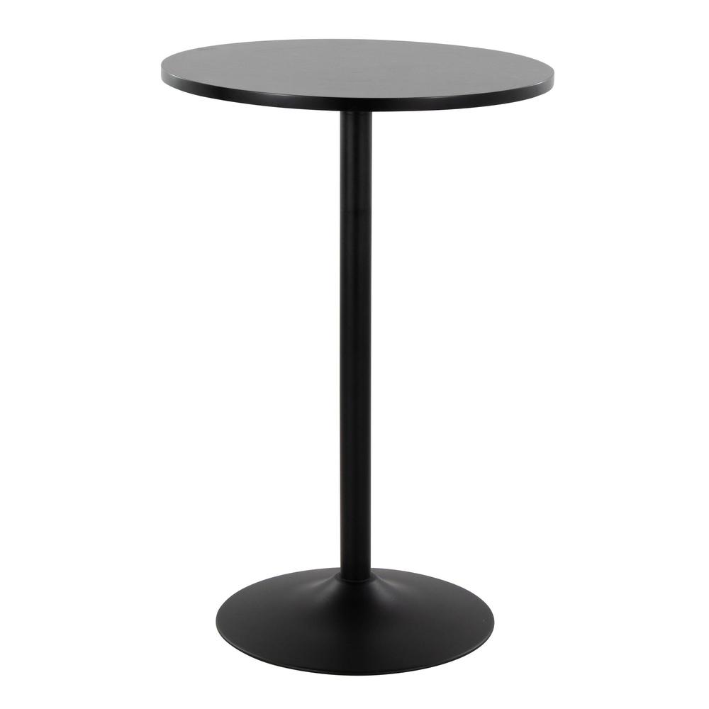 Black Metal, Black MDF Pebble 3-Height Table