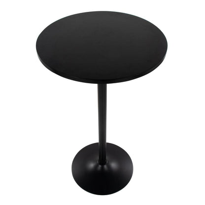 Black Metal, Black MDF Pebble 3-Height Table