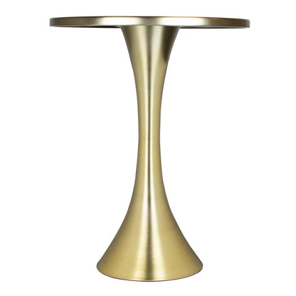 Gold Metal Lenuxe 24" Metal Accent Table