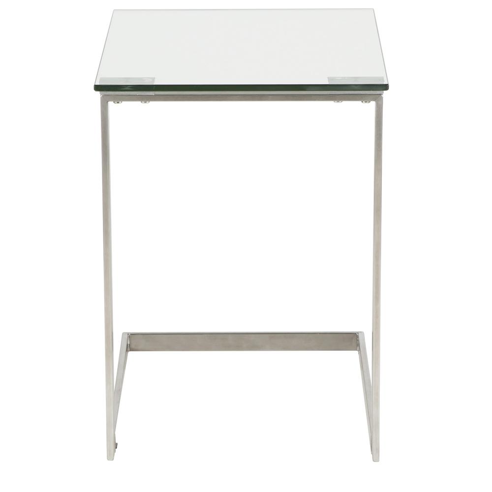 Glass Zenn Glass End Table