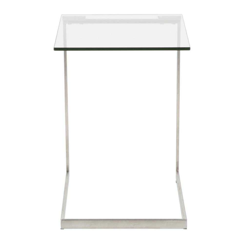Glass Zenn Glass End Table