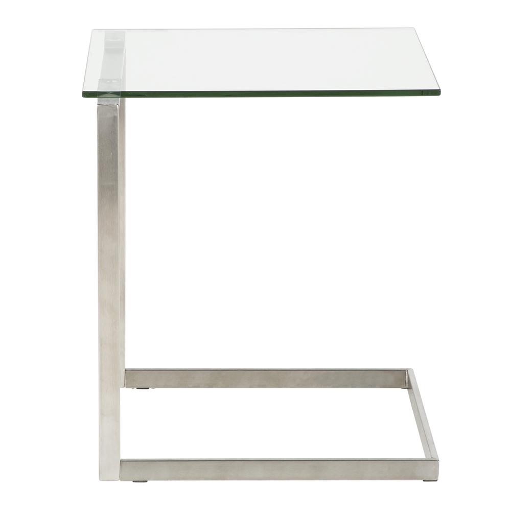 Glass Zenn Glass End Table