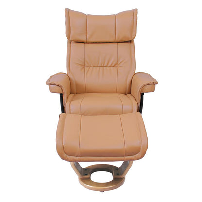 Scandinavian / European-styled recliner - ottoman