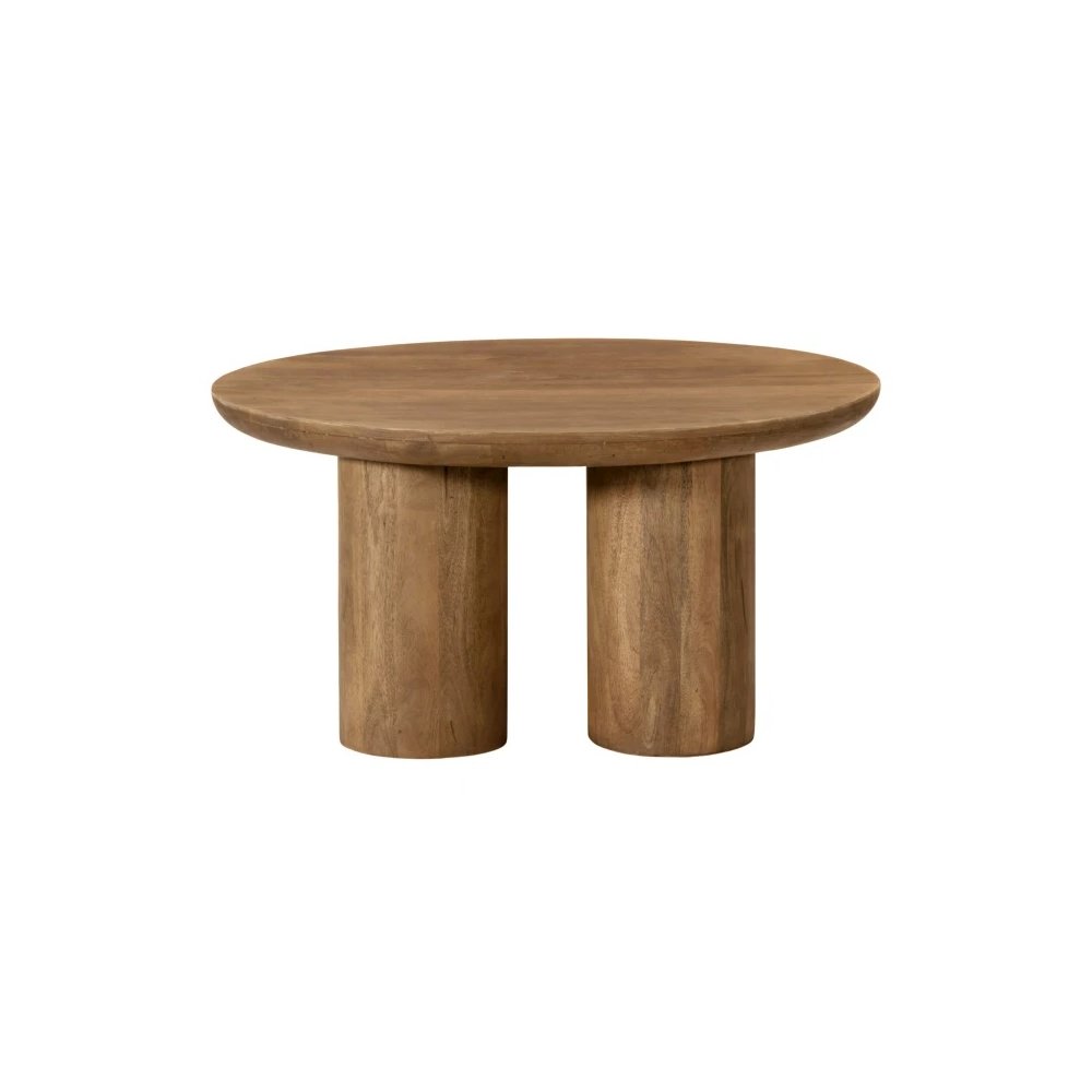 Sullivan Round Coffee Table - Spice Tan