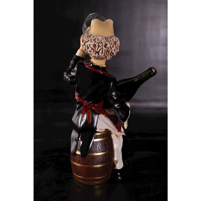 Sitting Connoisseur on Barrel