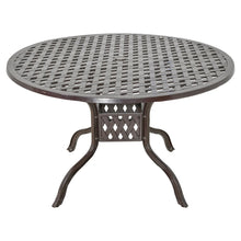 Savannah Outdoor Aluminum Round Dining Table