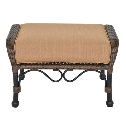 Grand Bonaire Weave Outdoor Ottoman