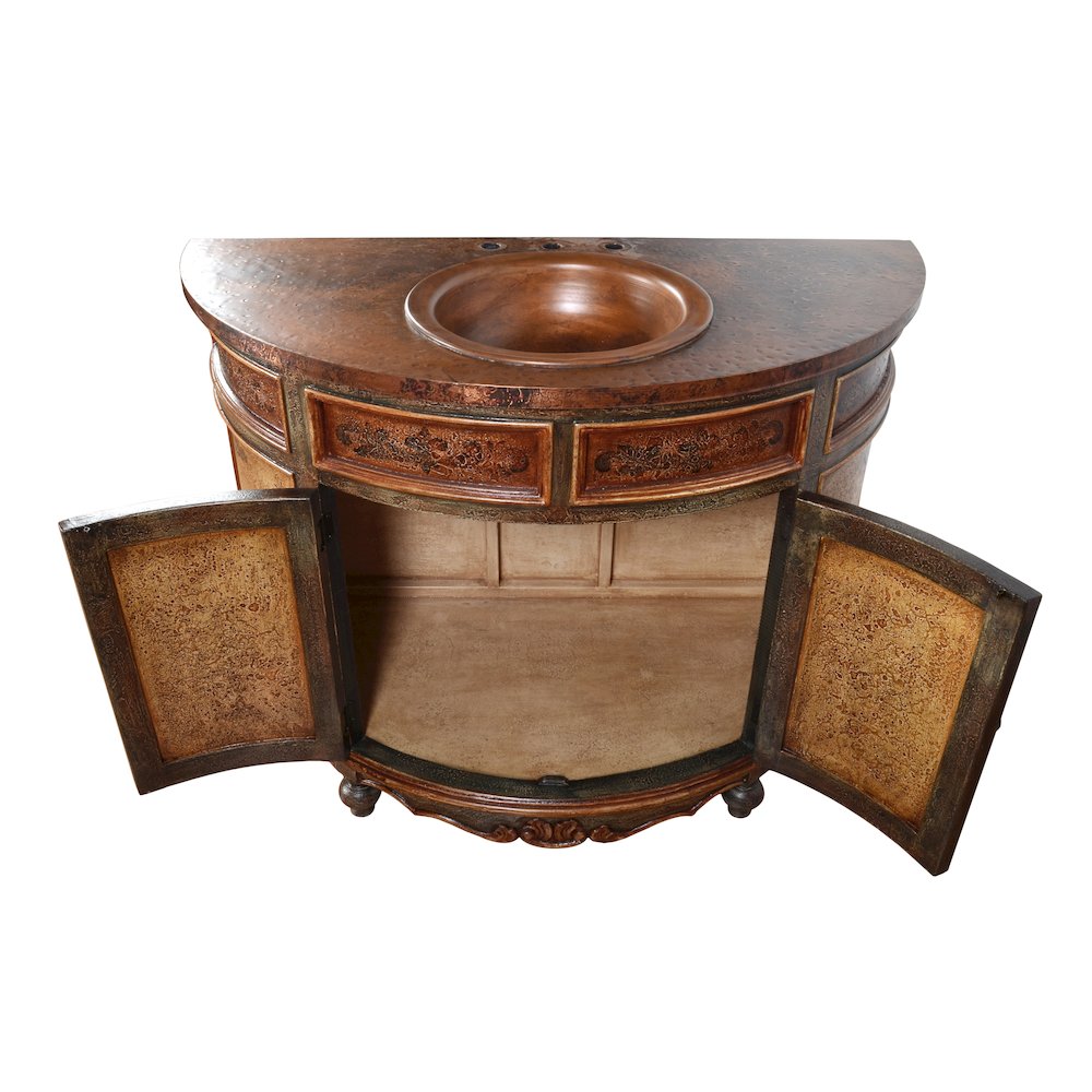 Peruvian Copper Top Vanity