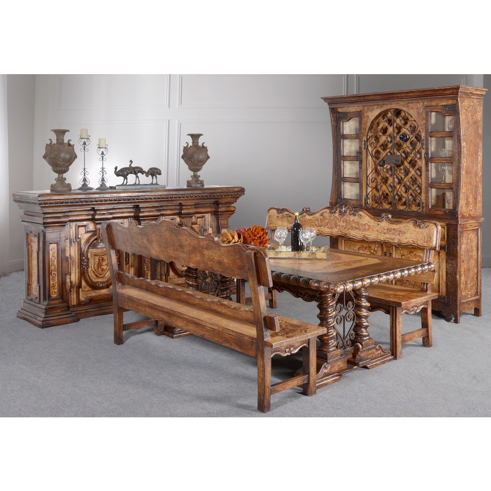 Belruse High Back Bench