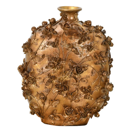 Golden Garden Jar Vase