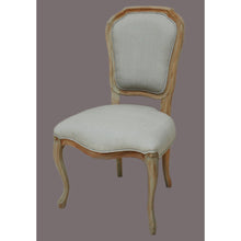 Farmhouse  Side Linen Chair