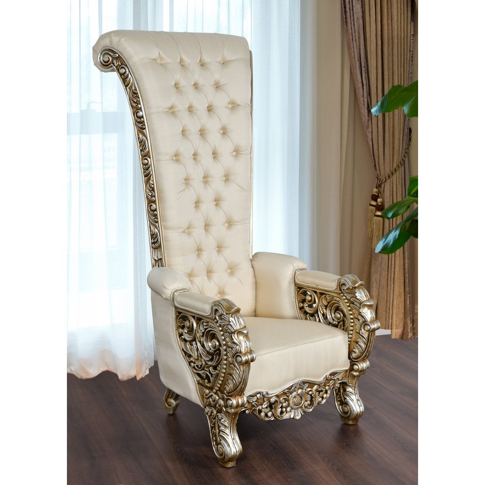 Palace Platine High Back Chair - Platine