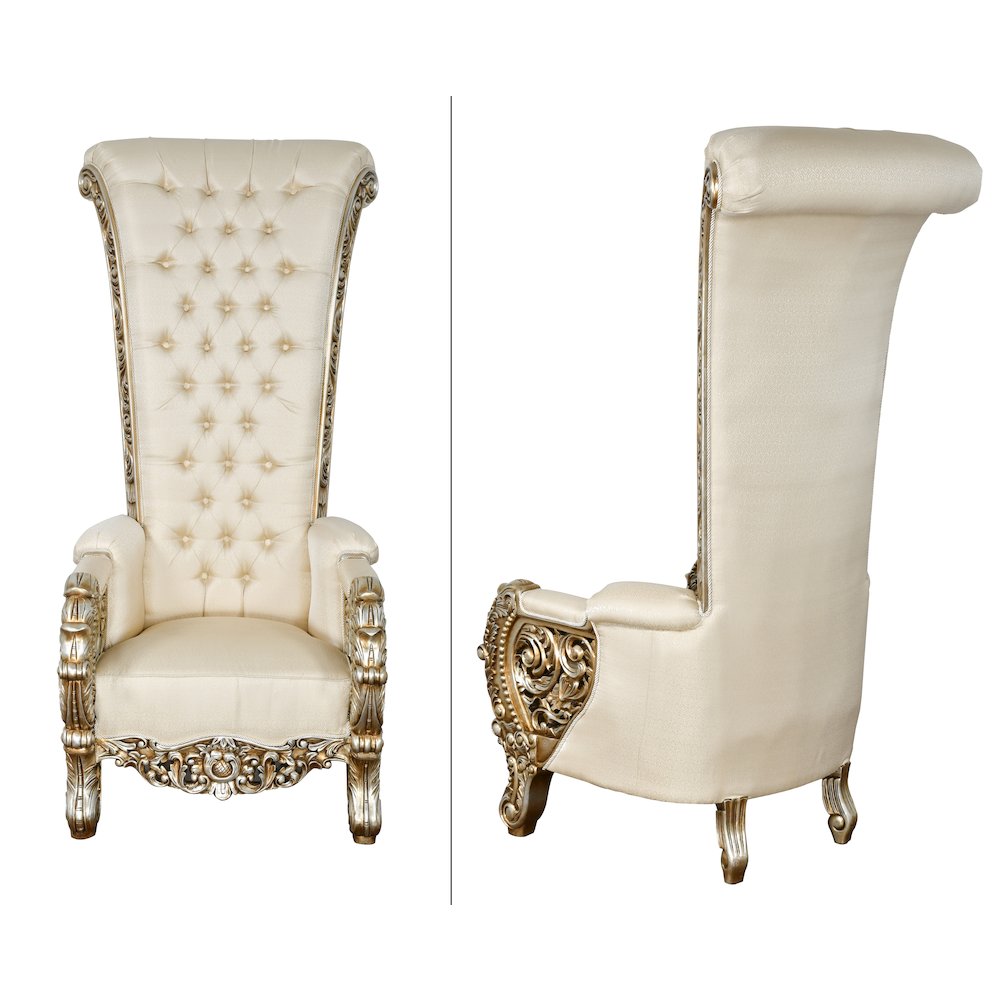 Palace Platine High Back Chair - Platine