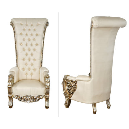 Palace Platine High Back Chair - Platine