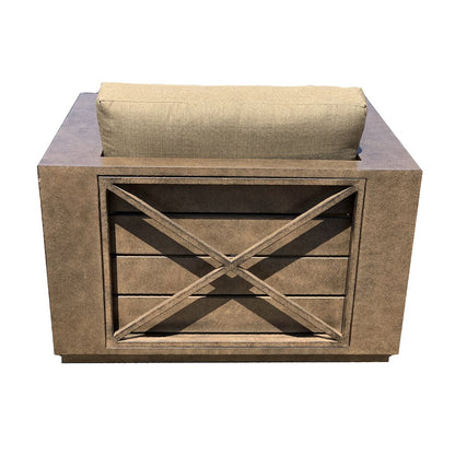 Modern Rustic Club Chair