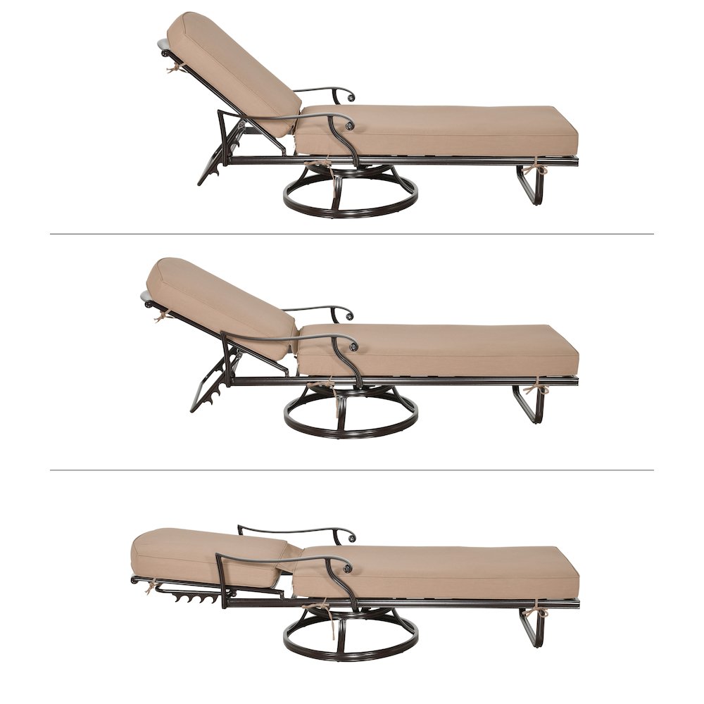 Savannah Swivel Chaise Lounge