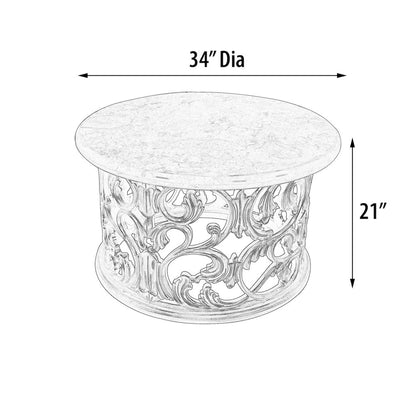 Platine Round Coffee Table