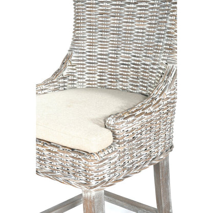 Alfresco Bar Stool Kuba Weave Savannah Wash