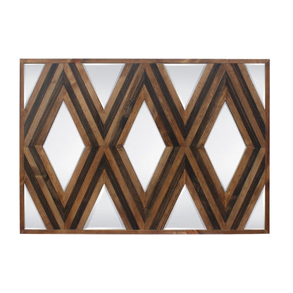 Modern Aspen Parallel 3 Diamonds Mirror