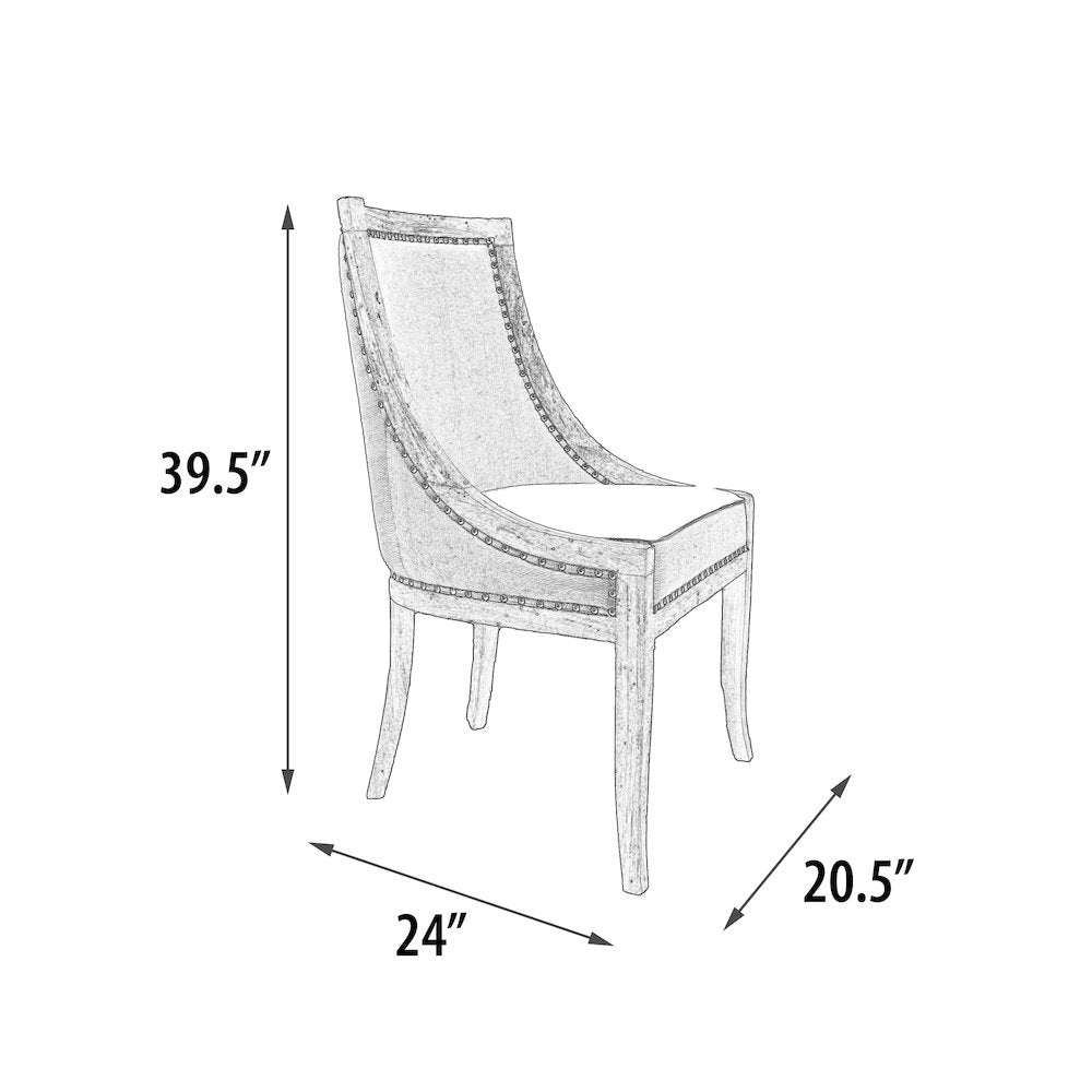 Farmhouse Barrel Dining Chair