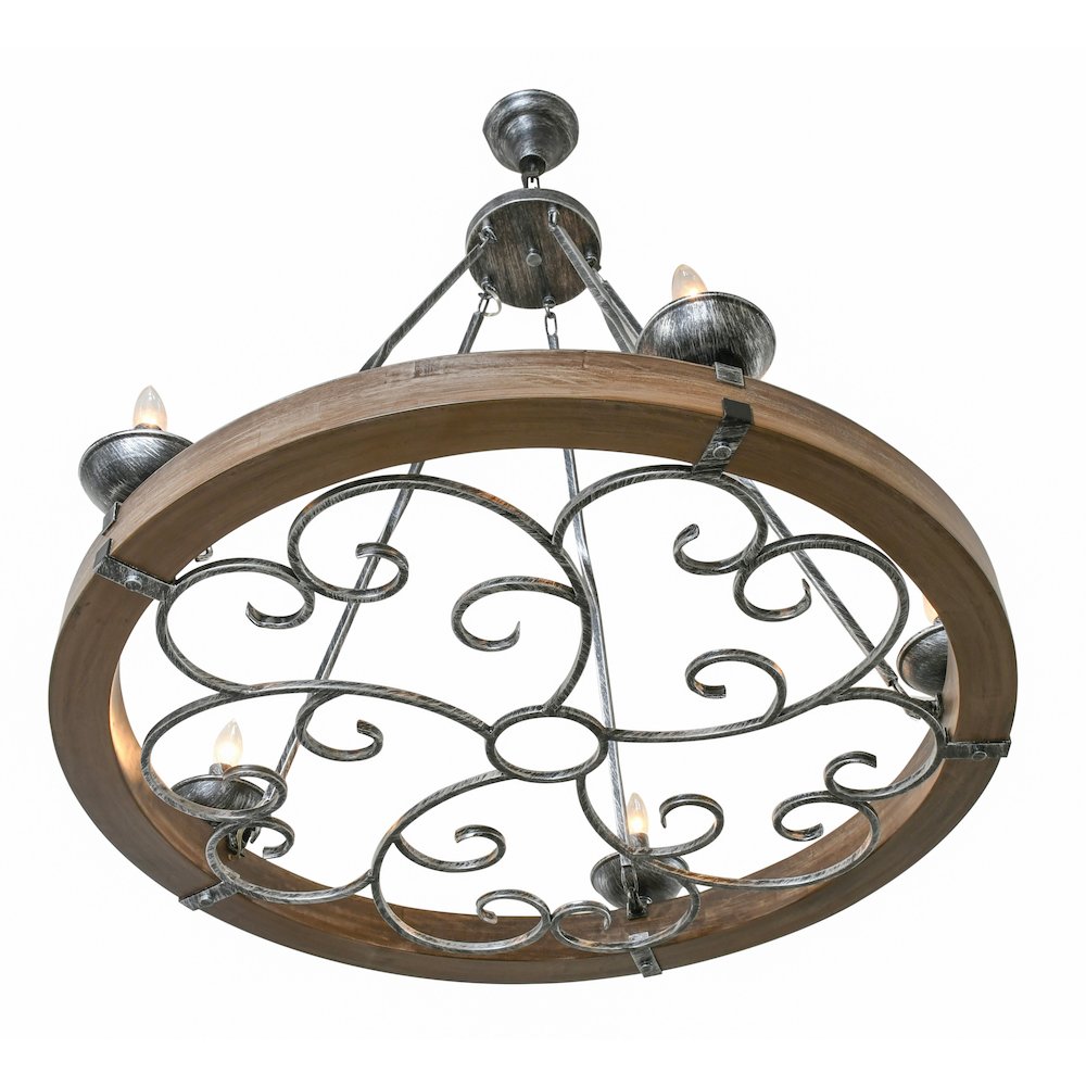 Ridge Line 38" Chandelier