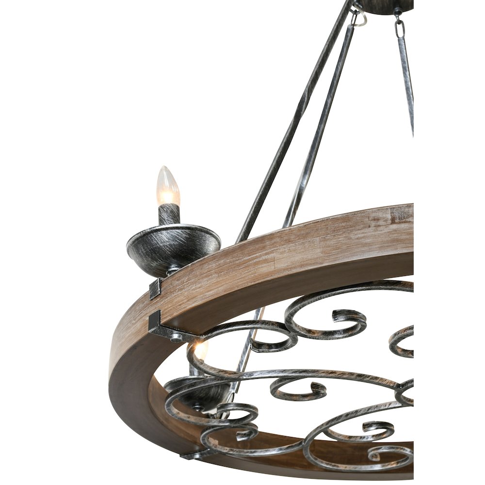 Ridge Line 38" Chandelier