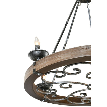 Ridge Line 38" Chandelier
