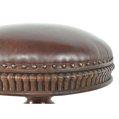 Church Street Leather Bar Height Stool
