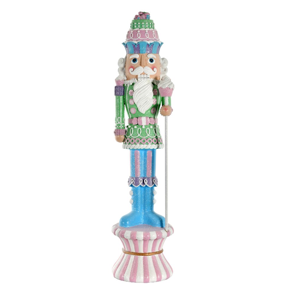 47H Pastel Cupcake Nutcracker