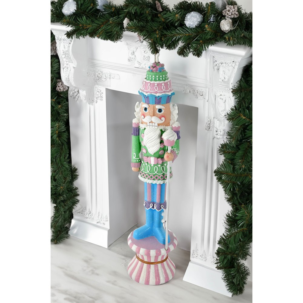 47H Pastel Cupcake Nutcracker
