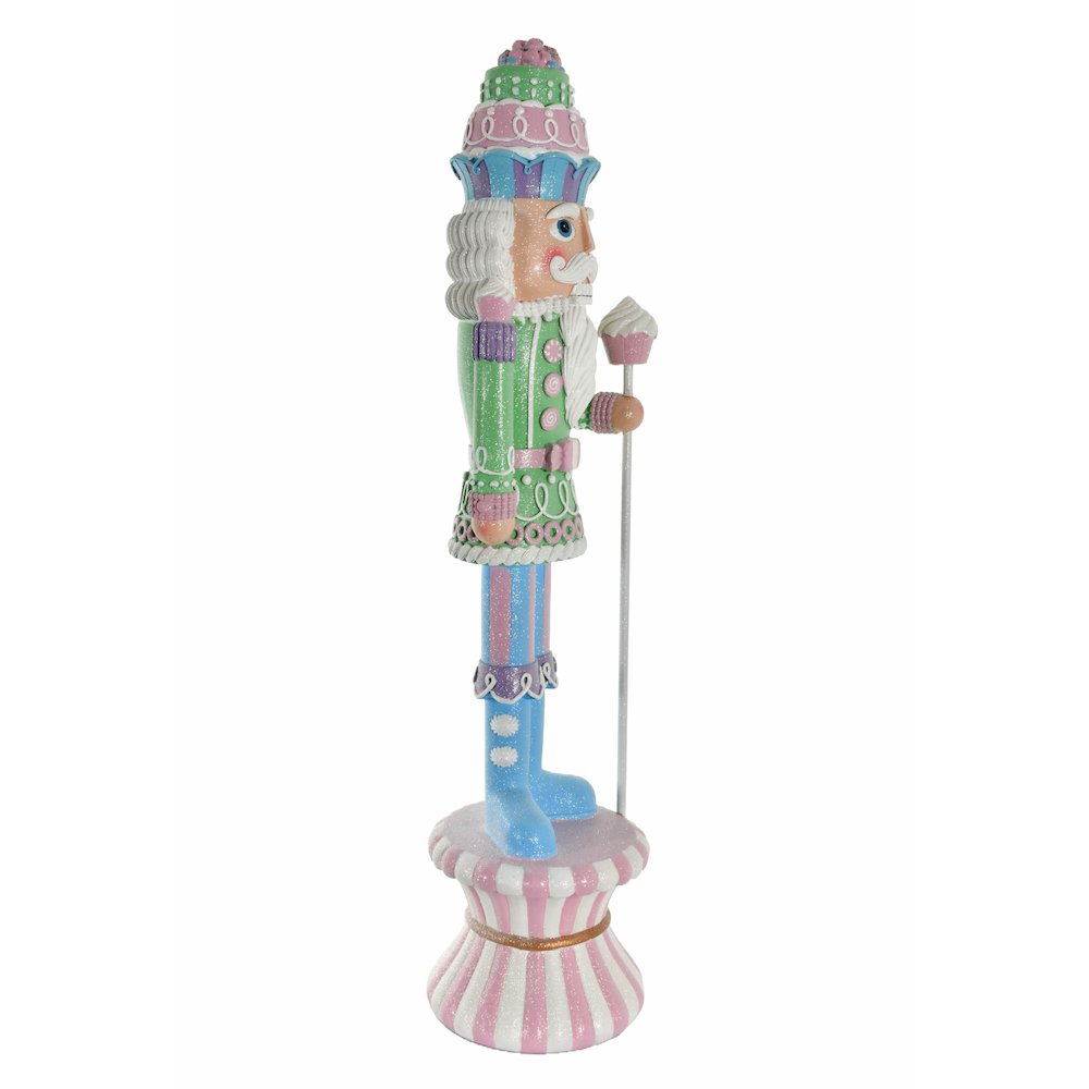 47H Pastel Cupcake Nutcracker