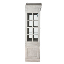 Mystique Gray Georgian Curio Cabinet