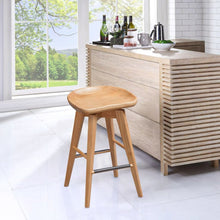 Bali Backless Swivel Counter Stool - Natural