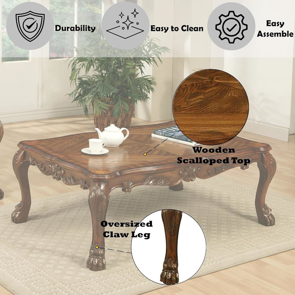 Dresden Coffee Table, Cherry Oak
