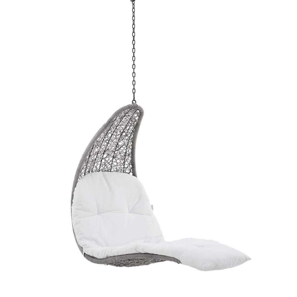 Outdoor Lounge Chair In Neutral Color With Durable Construction, Modern Design
