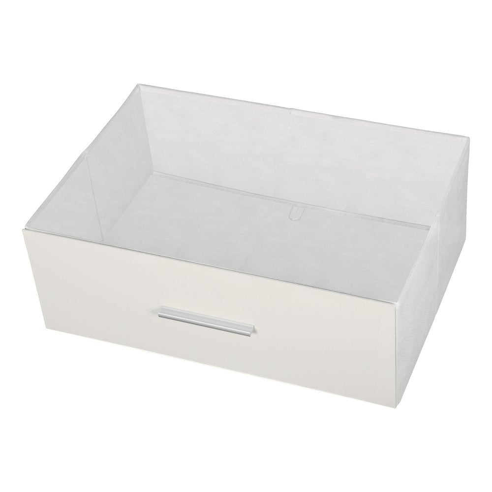 6-Drawer Dresser with Large Fabric Drawers, White