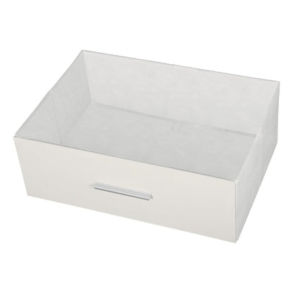 6-Drawer Dresser with Large Fabric Drawers, White
