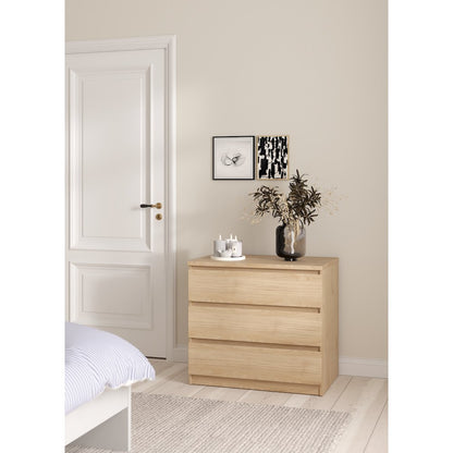 Scottsdale 3 Drawer Chest, Jackson Hickory