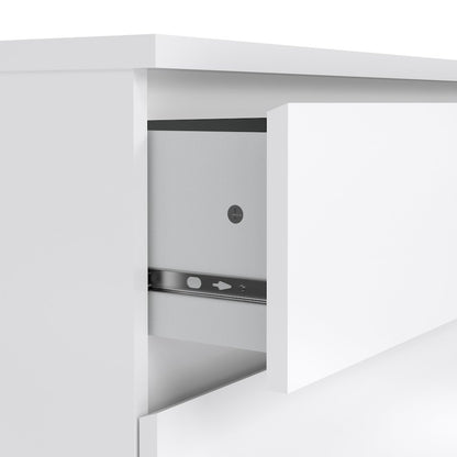 Scottsdale 3 Drawer Chest, White High Gloss