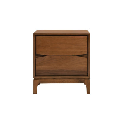 Monte Wooden Night Stand In Walnut Color