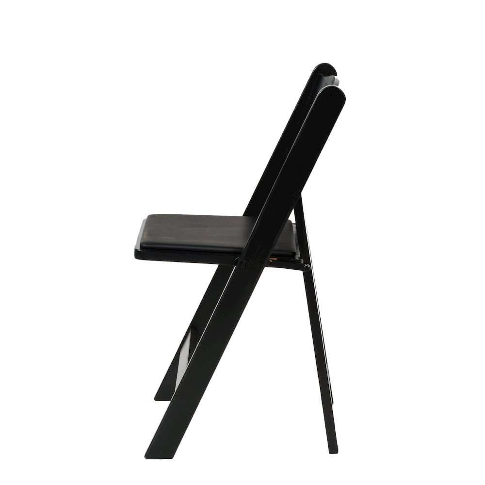 Commerical Seating Products American Padded Folding Chairs, Black