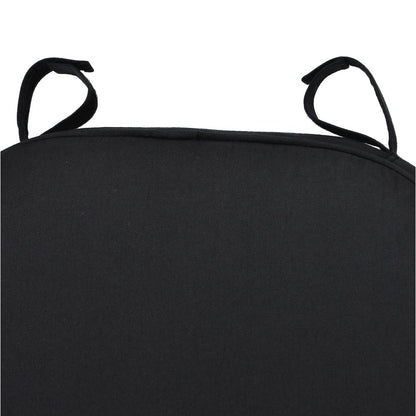 Commerical Seating Products Hoop and Loop Black Cushions Chairs