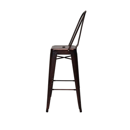 Commerical Seating Products Oscar Rose Gold Dining Bar Stool Chairs