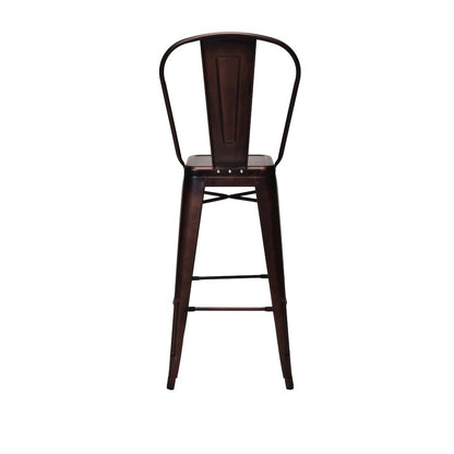 Commerical Seating Products Oscar Rose Gold Dining Bar Stool Chairs