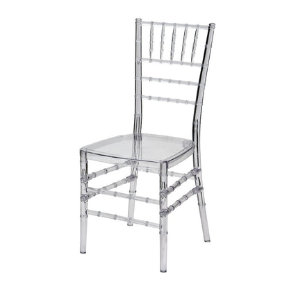 Commerical Seating Products Clear Chiavari Dining Chairs